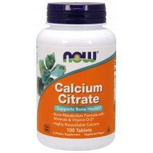 Витамины Now Calcium Citrate 100 таблеток