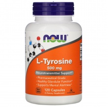 Аминокислота NOW L-Tyrosine 500 мг 120 капсул