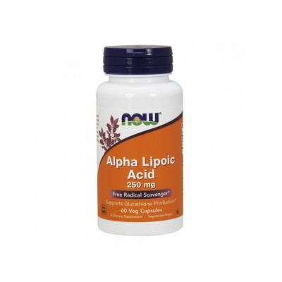Антиоксидант NOW Alpha Lipoic Acid 250 мг 60 капсул