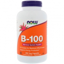 Витамины NOW B-100 250 капсул