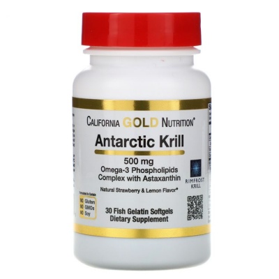  California Gold Nutrition Antarctic Krill 500  30 