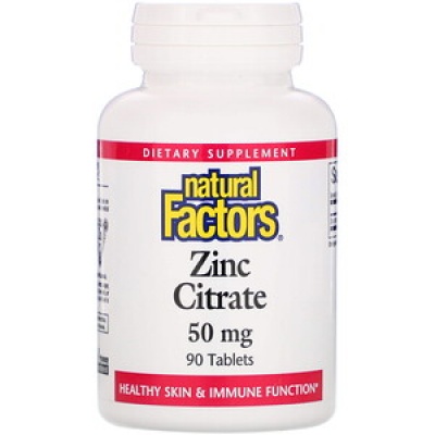  Natural Factors Citrate  50 mg 90 