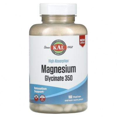 Витамины Innovative Quality KAL Magnesium Glycinate 350 мг 160 капсул
