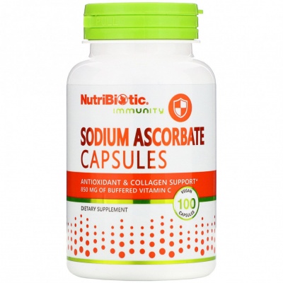  Nutribiotic Sodium Ascorbate Capsules 100 