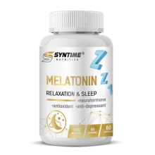 Антиоксидант Syntime Nutrition Melatonin 3 мг 60 капсул