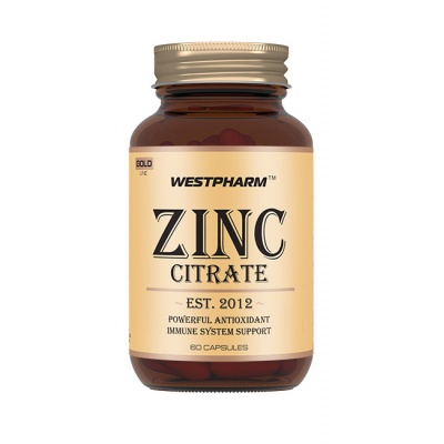Витамины WestPharm Gold Line Zinс Citrate 30 мг 60 капсул
