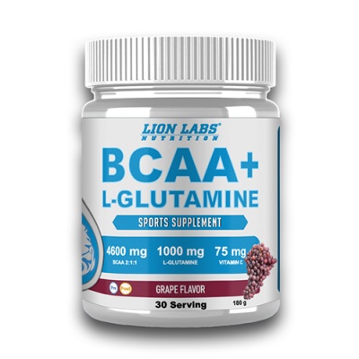  Lion Labs BCAA + Glutamine 2:1:1 180 